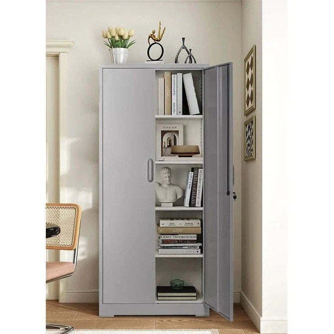Armoire de rangement métallique à une porte