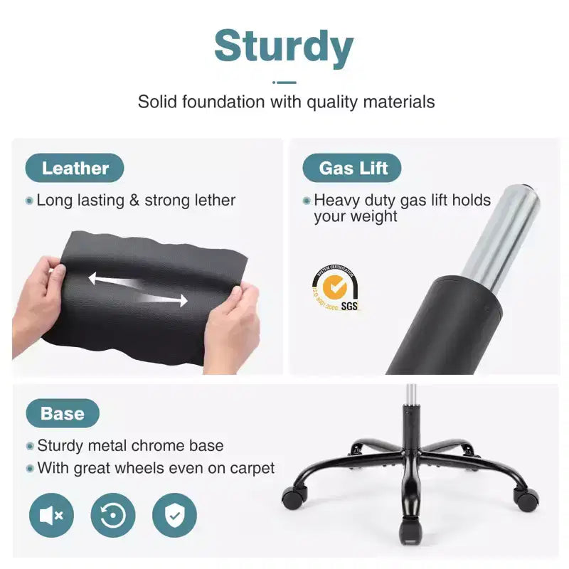 Confort de jeu de niveau supérieur : Chaise ergonomique en cuir PU avec accoudoirs relevables réglables