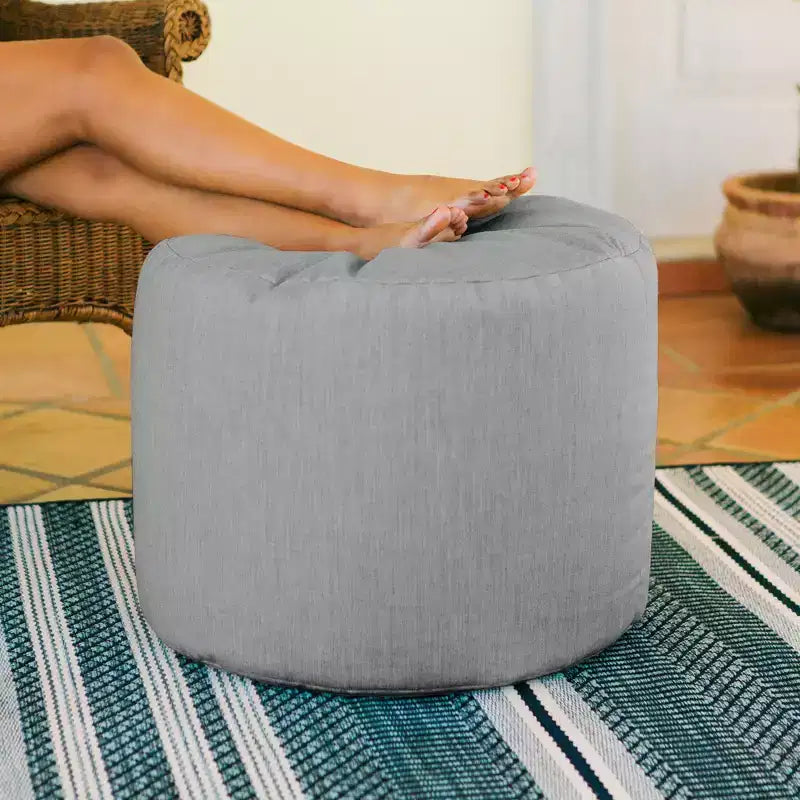 Pouf repose-pieds d'intérieur/extérieur Spring