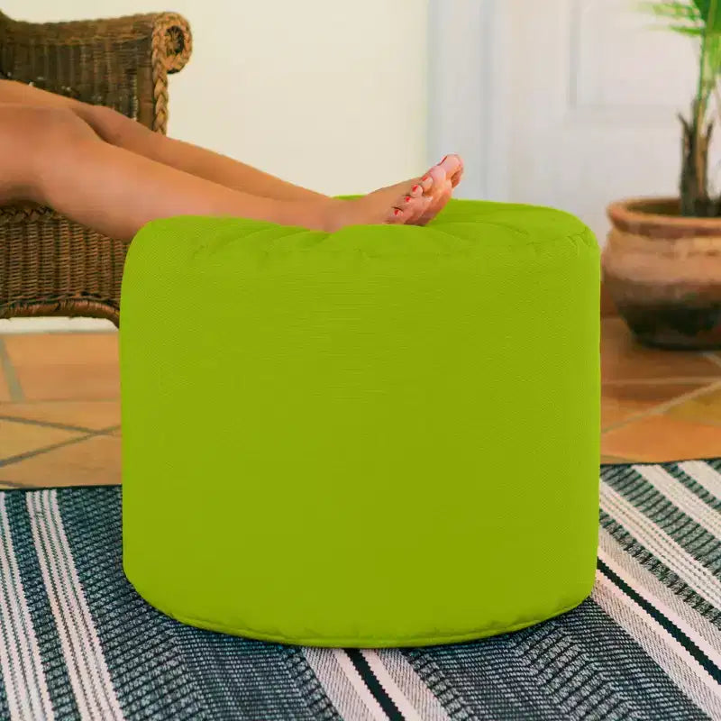 Pouf repose-pieds d'intérieur/extérieur Spring