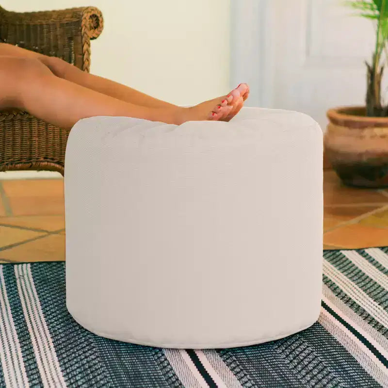 Pouf repose-pieds d'intérieur/extérieur Spring