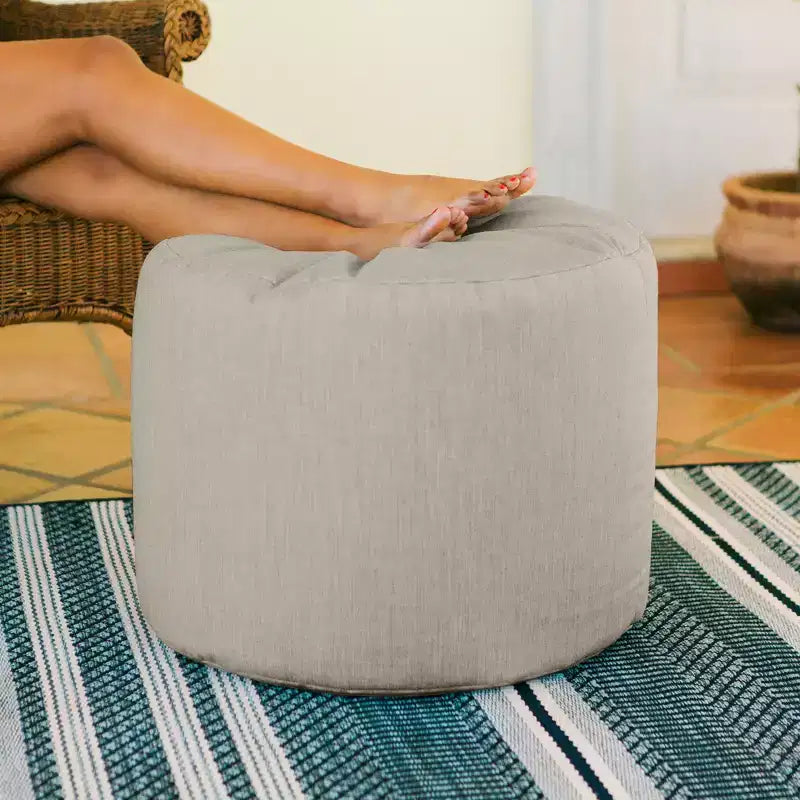 Pouf repose-pieds d'intérieur/extérieur Spring
