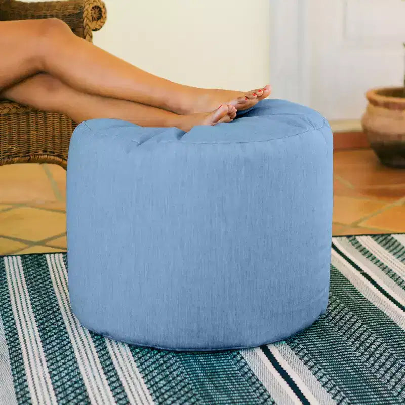 Pouf repose-pieds d'intérieur/extérieur Spring