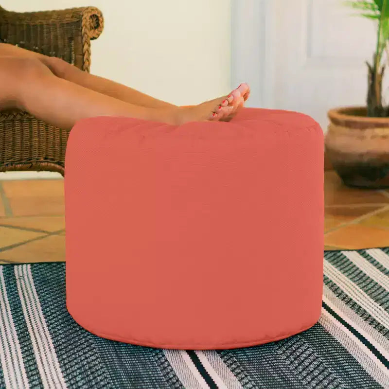 Pouf repose-pieds d'intérieur/extérieur Spring