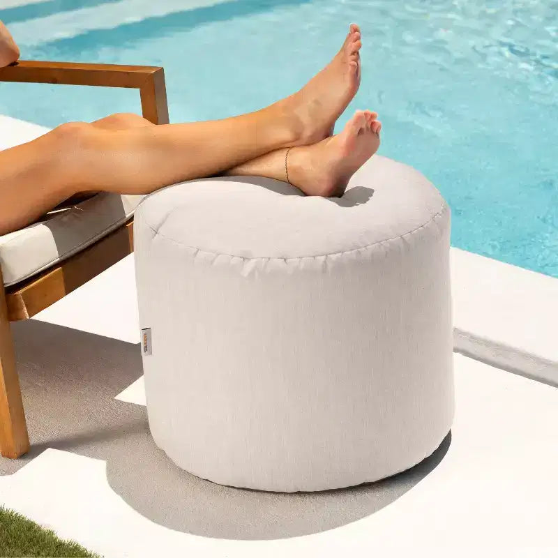 Pouf repose-pieds d'intérieur/extérieur Spring