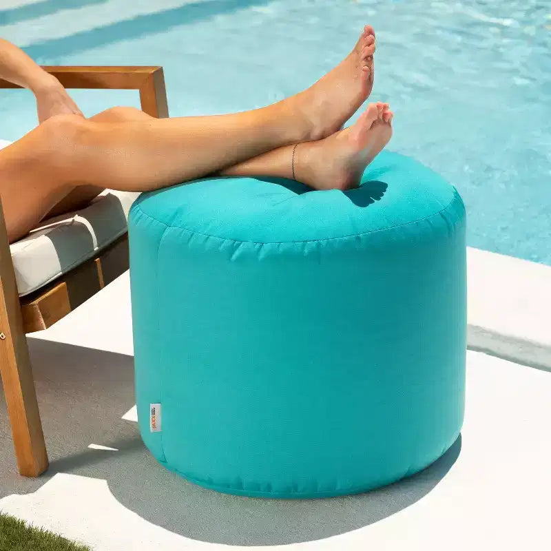 Pouf repose-pieds d'intérieur/extérieur Spring