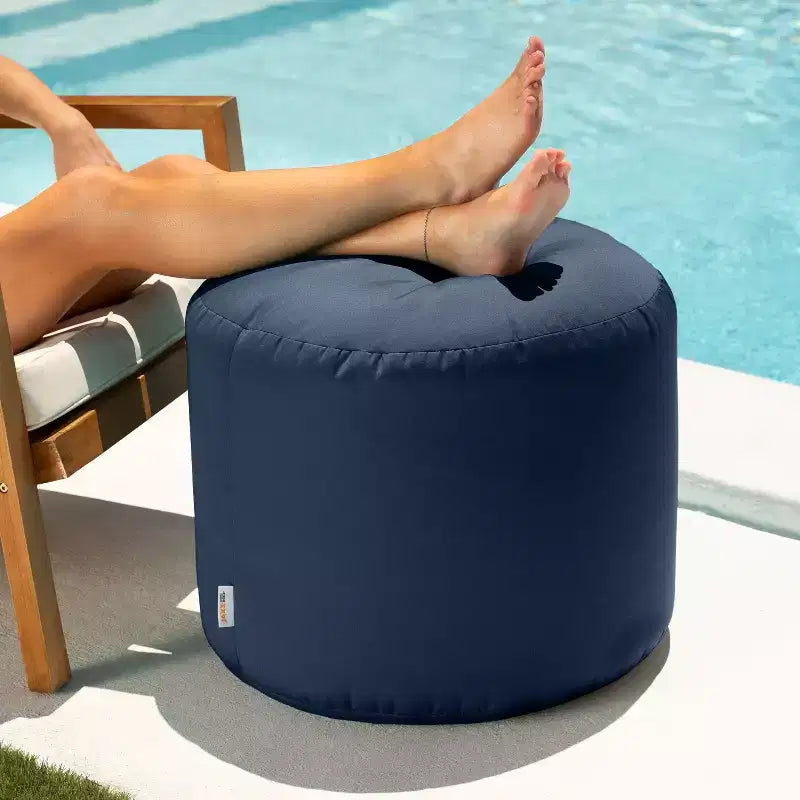 Pouf repose-pieds d'intérieur/extérieur Spring