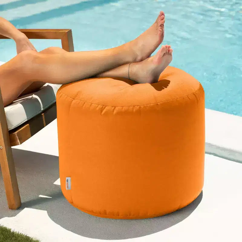 Pouf repose-pieds d'intérieur/extérieur Spring