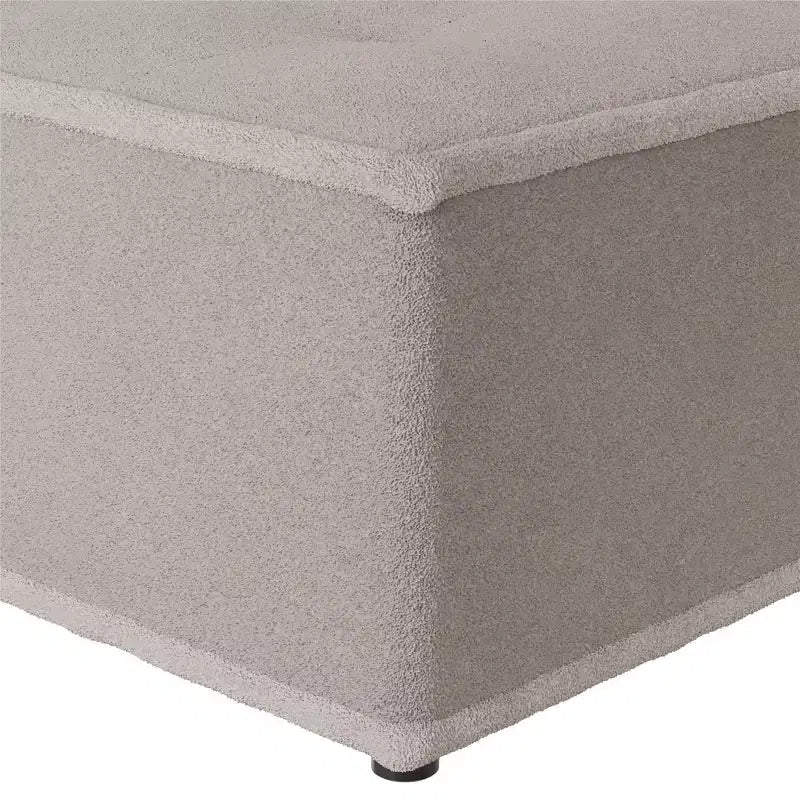 Chaise modulaire sans accoudoirs Paloma avec coussin de dossier