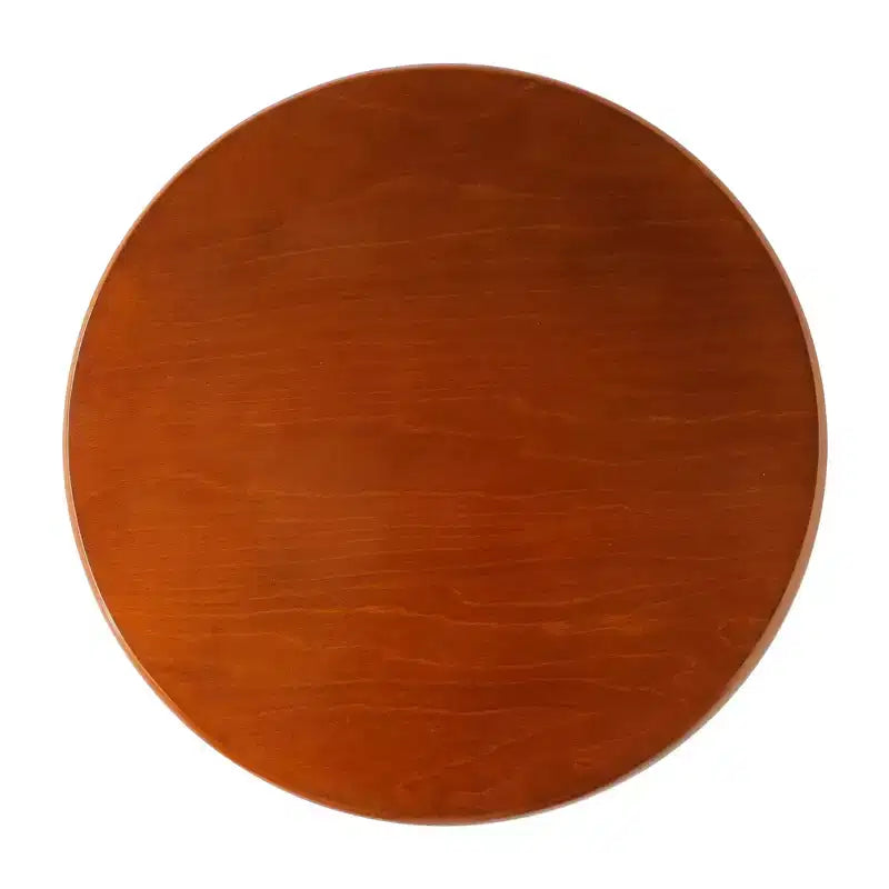 Tabouret de bar/comptoir pivotant en métal avec siège en placage de bois, marron et noir, lot de 2