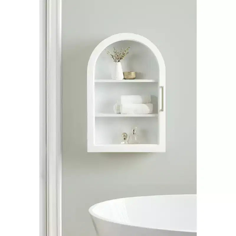 Meuble mural Arcott Arch, 16x7x24 blanc