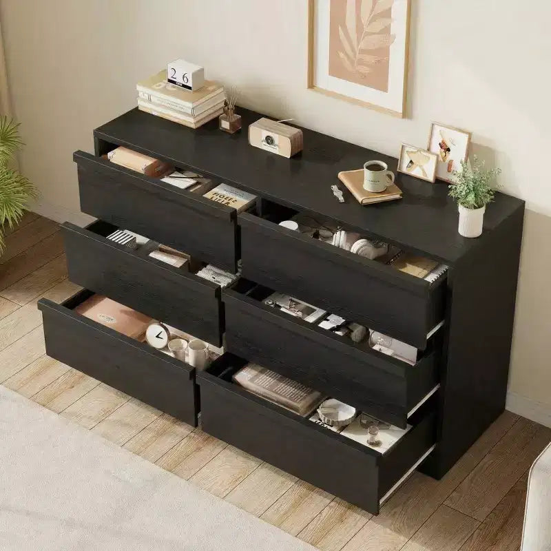 Commode à 3 tiroirs pour chambre à coucher, Armoire de rangement pour vêtements, Organiseur de commode pour placard, salon, couloir, entrée, Rangement vertical, Naturel
