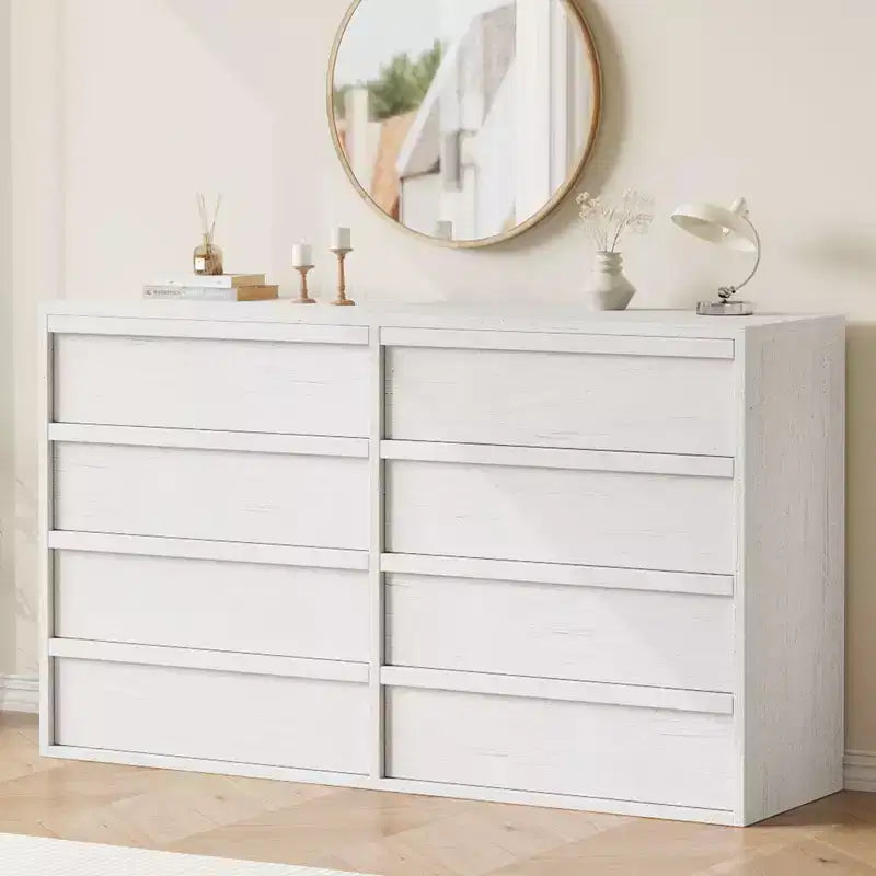 Commode à 3 tiroirs pour chambre à coucher, Armoire de rangement pour vêtements, Organiseur de commode pour placard, salon, couloir, entrée, Rangement vertical, Naturel