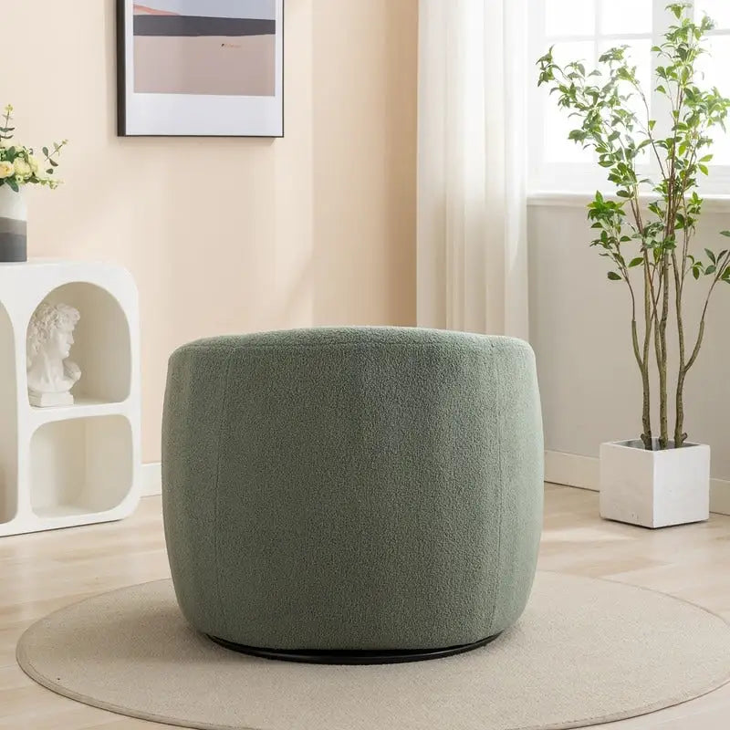 Lot de 2 fauteuils d'appoint pivotants à 360° SEYNAR Modern Glam Rembourrés