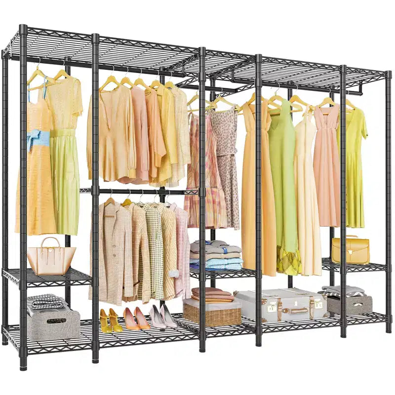 Porte-vêtements portatif très robuste, charge maximale 590 kg