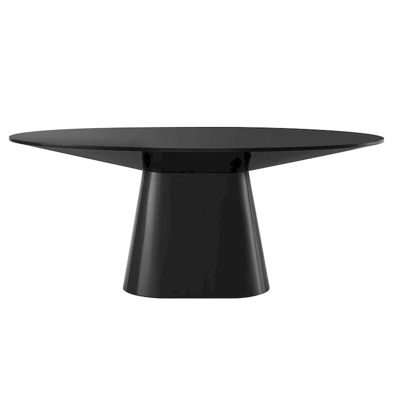 Fournir une table de salle à manger ovale 75
