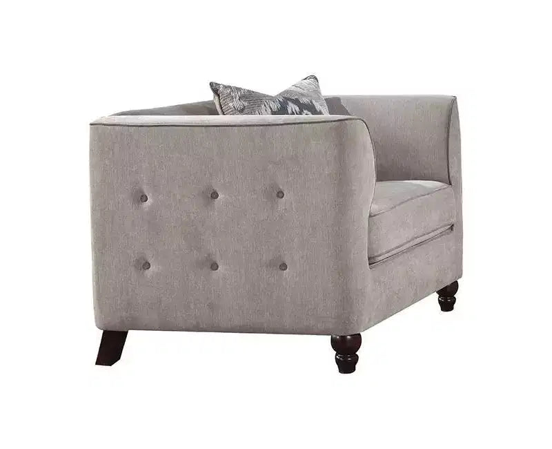 Acme Furniture 36" Cyndi Sofa Tan Velvet