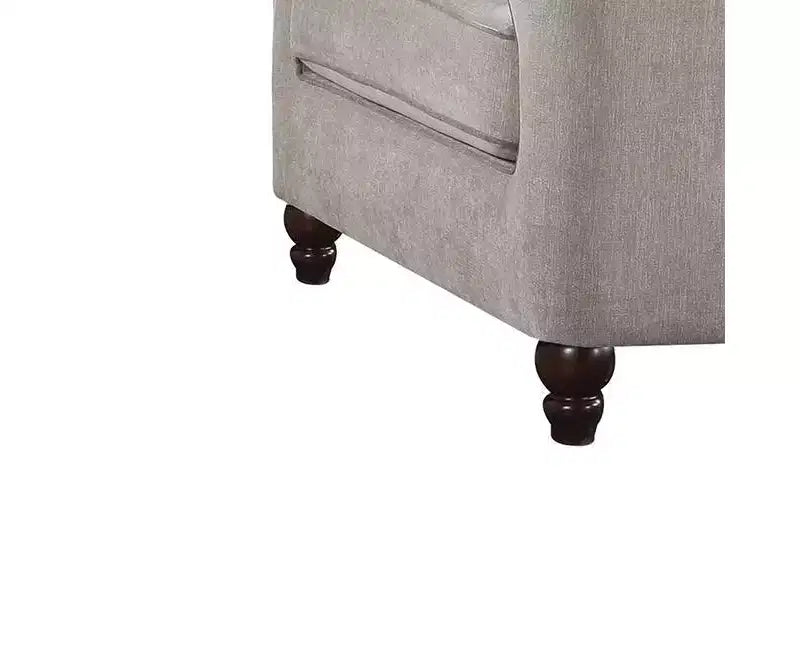 Canapé Cyndi 36 po en velours marron clair