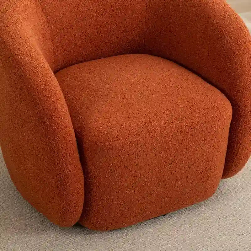 Lot de 2 fauteuils d'appoint pivotants à 360° SEYNAR Modern Glam Rembourrés