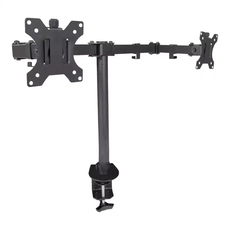 Support de moniteur de bureau/table à bras oscillant entièrement réglable à fixation universelle et à pince