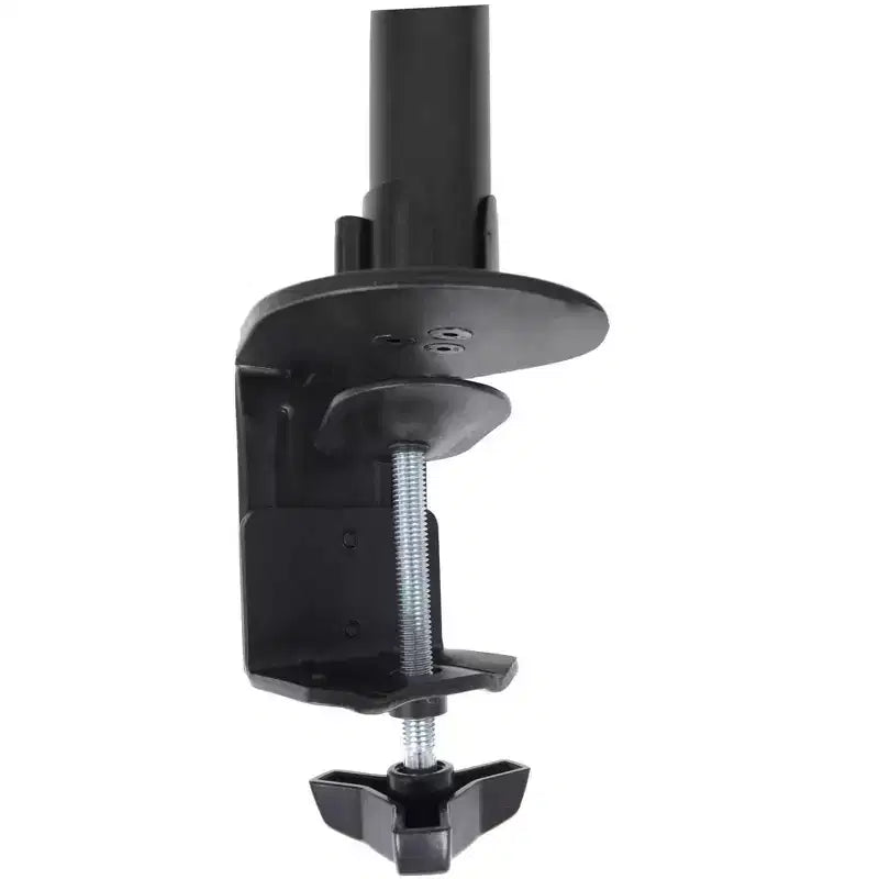 Support de moniteur de bureau/table à bras oscillant entièrement réglable à fixation universelle et à pince