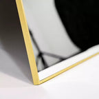Miroir Mural de Porte 14x48/16x50 Pleine Longueur à Suspendre pour Chambre à Coucher Salle de Bain