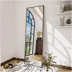 Miroir Mural de Porte 14x48/16x50 Pleine Longueur à Suspendre pour Chambre à Coucher Salle de Bain