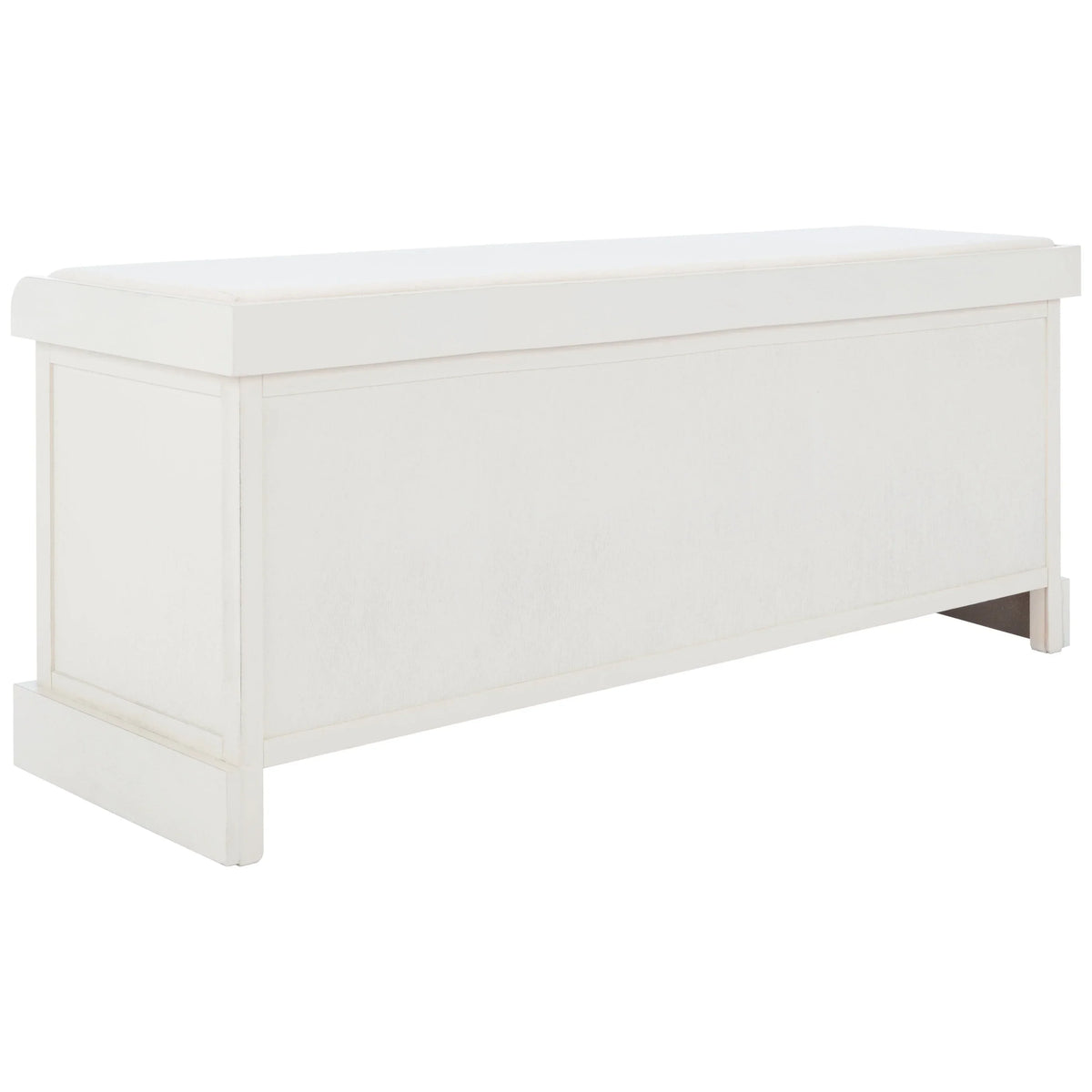 Banc de rangement SAFAVIEH Fiorello avec coussin et 3 tiroirs - 47,3 L x 15 P x 19 H - 47 L x 15 P x 19 H