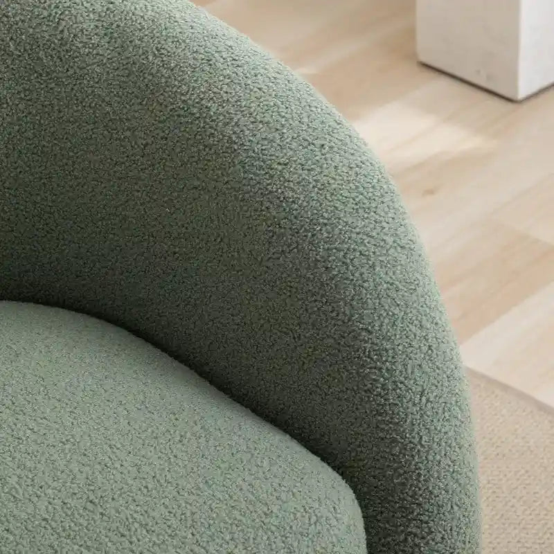 Lot de 2 fauteuils d'appoint pivotants à 360° SEYNAR Modern Glam Rembourrés