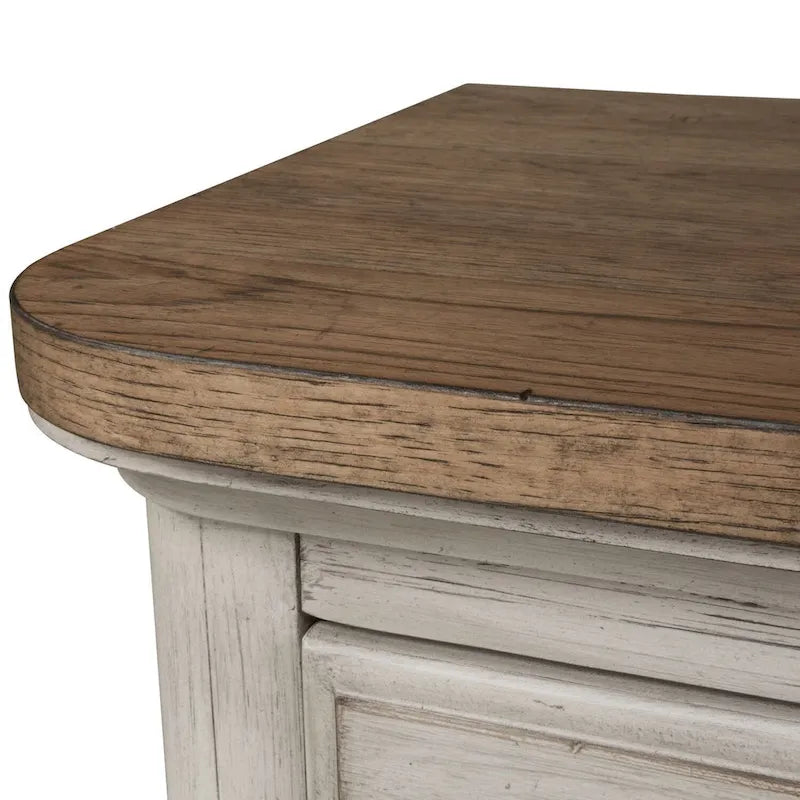 Commode à 8 tiroirs Farmhouse Reimagined blanc antique